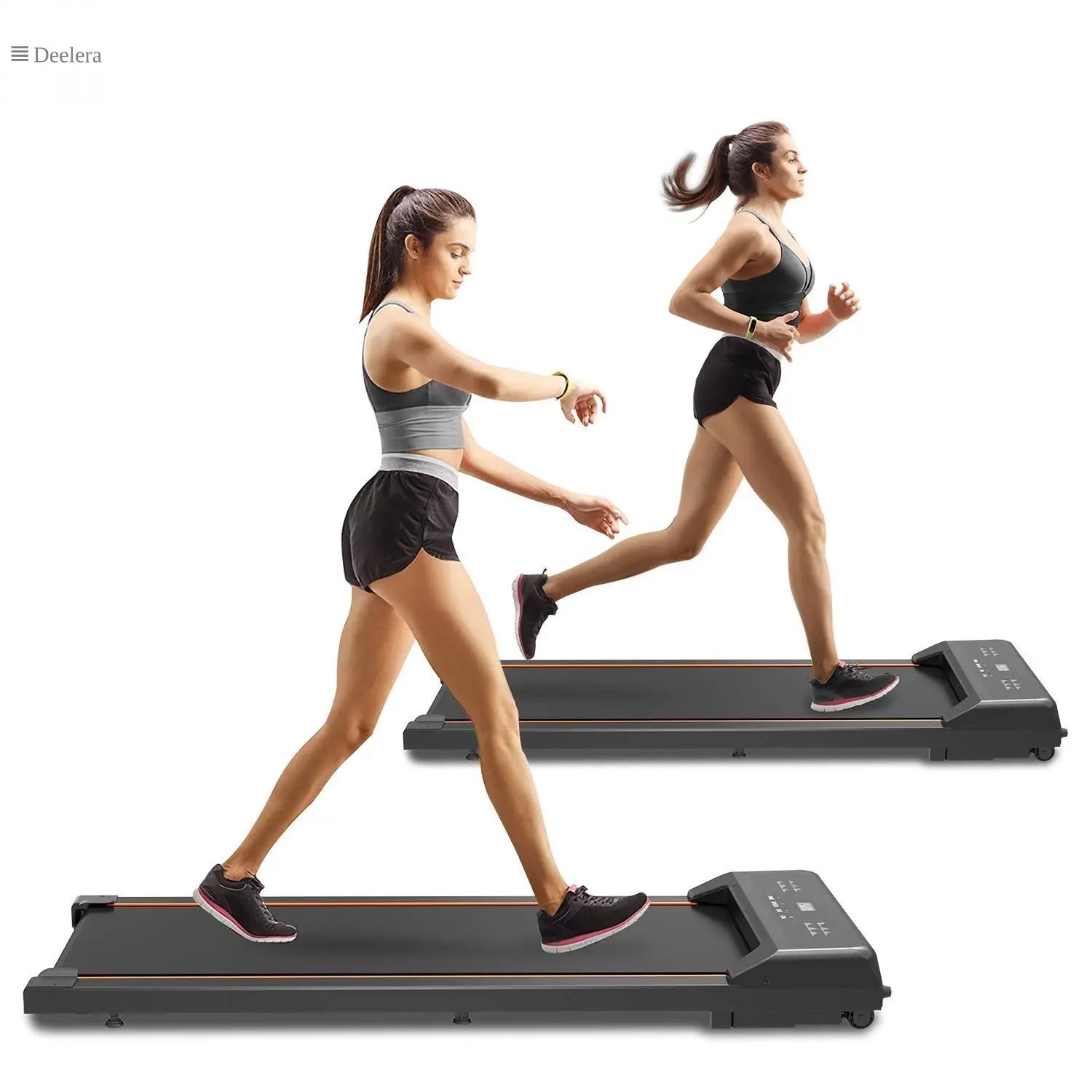 Mini Treadmill for Home & Office – Compact, Quiet & LED Display Deelera