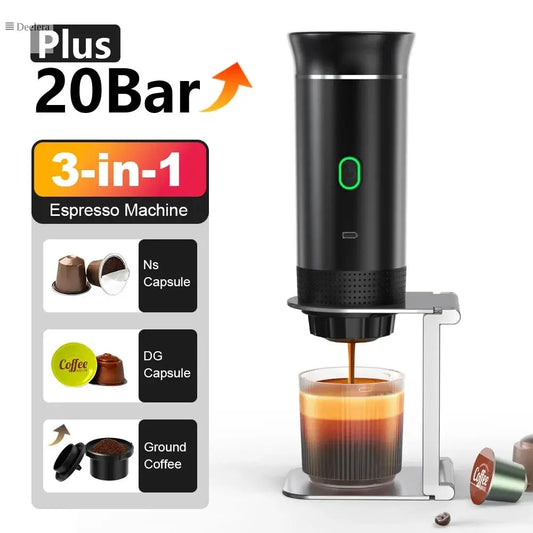 Portable Espresso Machine – Brew Barista-Quality Coffee Anywhere Deelera