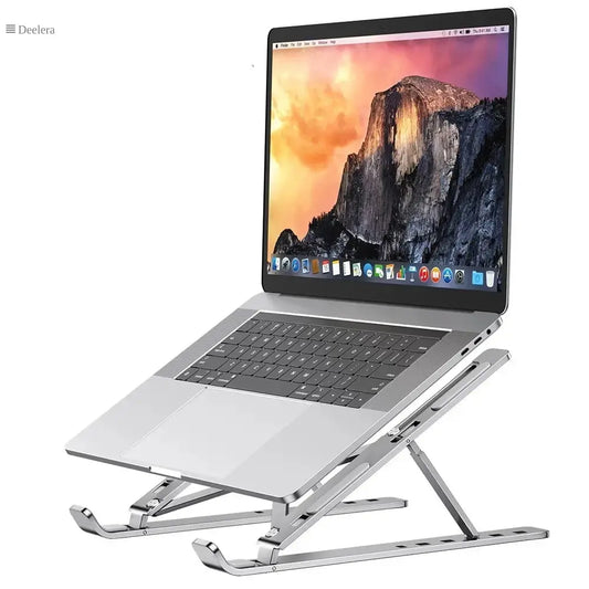 Adjustable Laptop Stand – Ergonomic, Foldable & Portable for Laptops Up to 17.3 Deelera